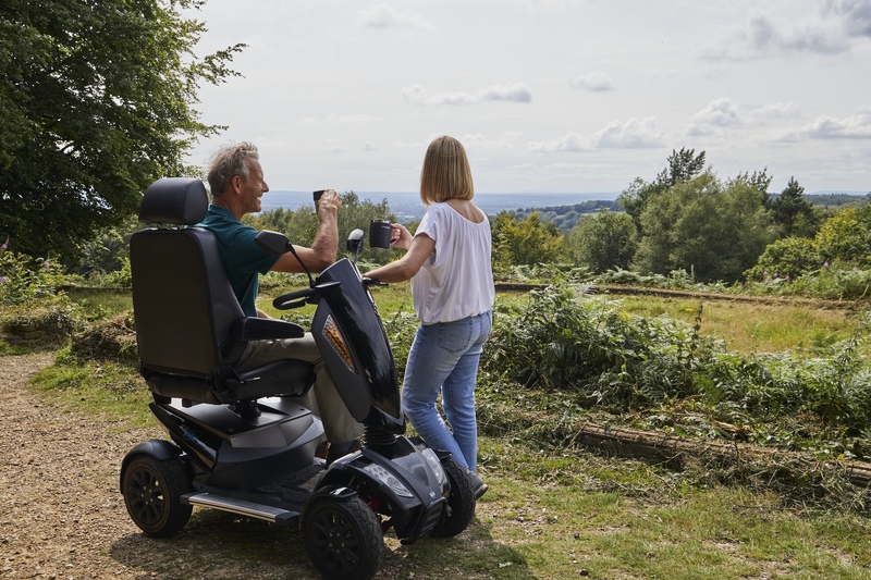 mobility scooter gives you the freedom to enjoy your local park without worrying about fatigue.