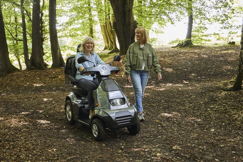 Aall-terrain models are built to handle hills, gravel paths, woodland trails and even firm sand. 